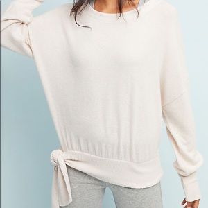 Anthropologie Payton Brushed Fleece Pullover
